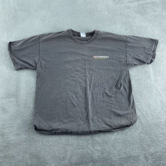 Vntg Yoshimura Racing Aaron Yates 2002 Champion Gray Graphic XL 5497 - Picture 1 of 8